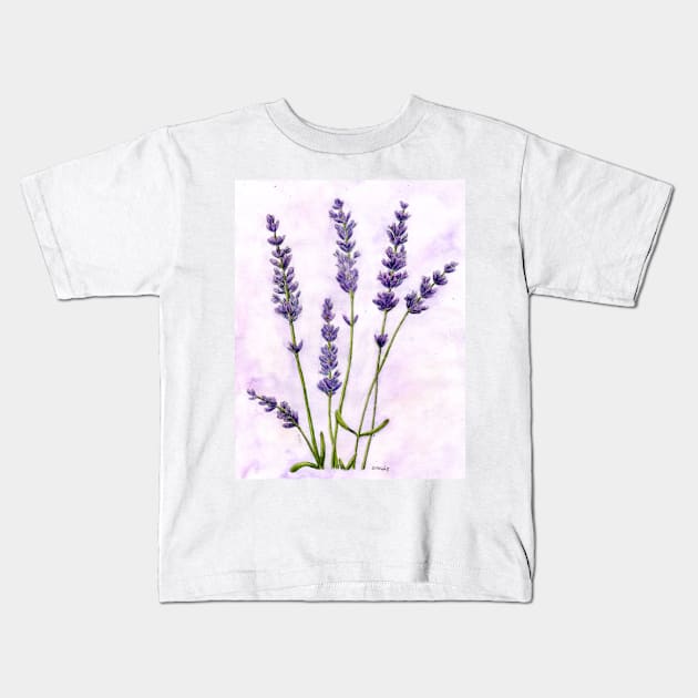 lavender Kids T-Shirt by Kunst und Kreatives